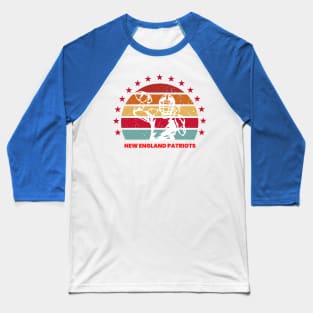EW ENGLAND PATRIOTS RETRO Baseball T-Shirt